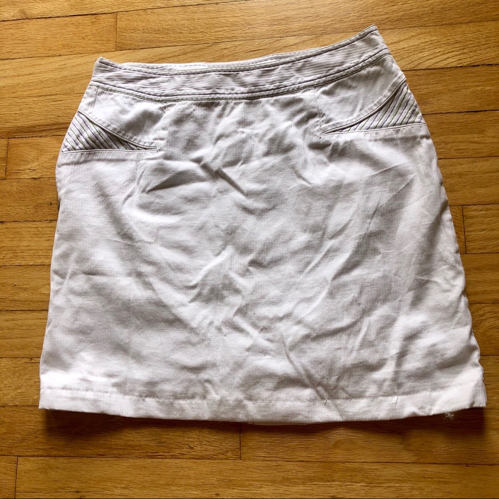 White Vintage Miniskirt